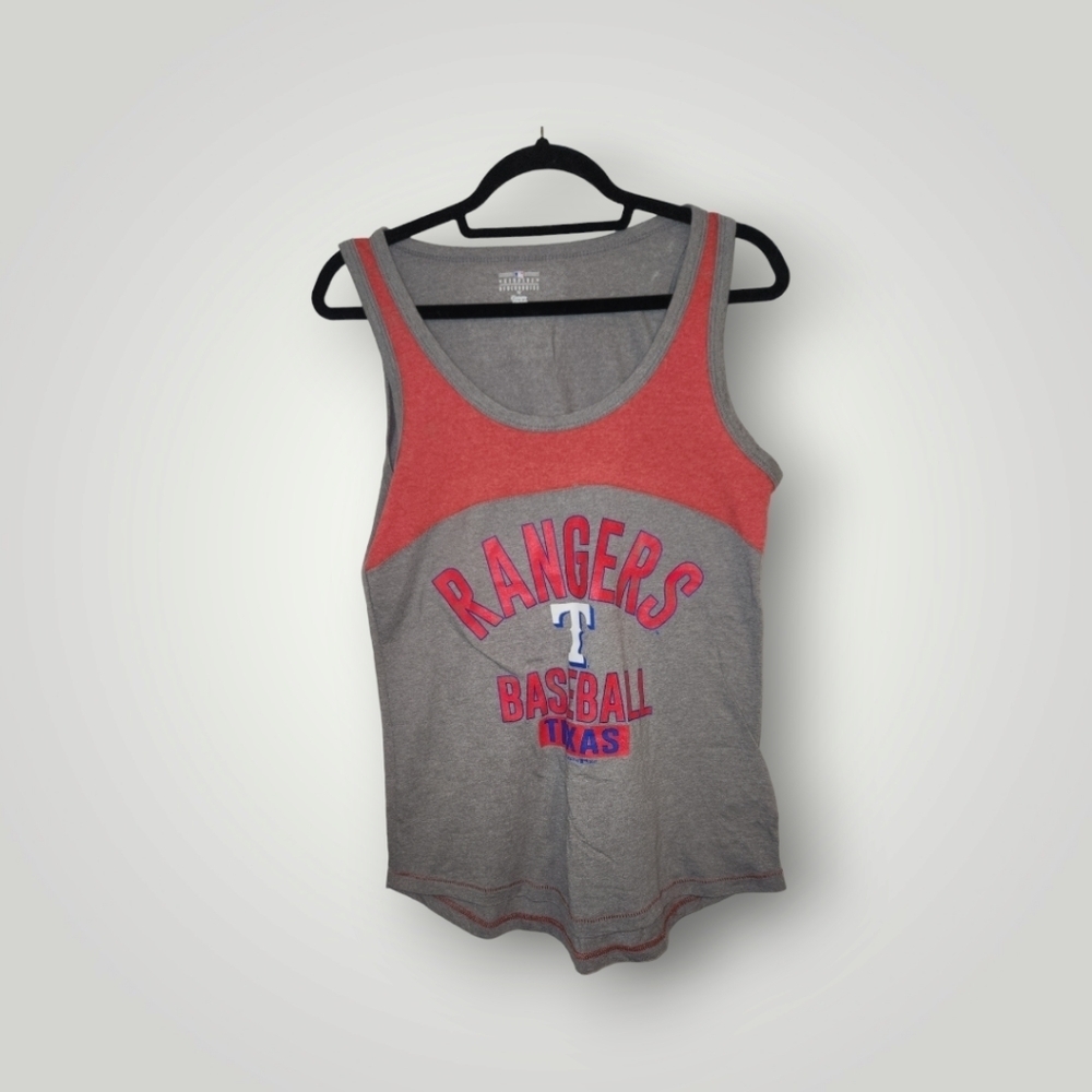 Geniune Merchandise MLB Texas Rangers baseball muscle tee size Large